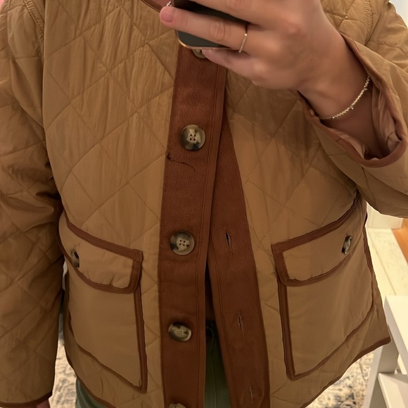 LOFT petite quilted field jacket - Picture 2 of 8